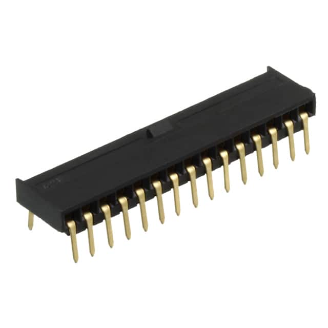 280581-2 CONN RCPT 15POS 0.1 GOLD PCB R/A