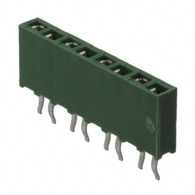215297-8 CONN RCPT 8POS 0.1 GOLD PCB