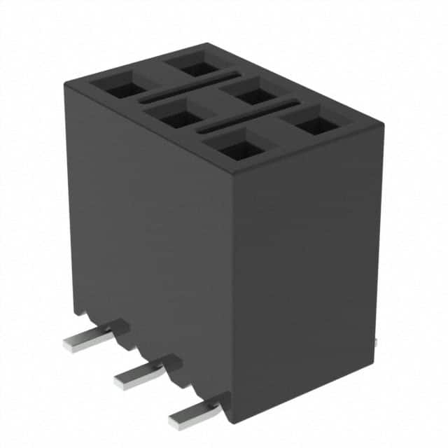 SSM-103-L-DV-LC CONN RCPT 6POS 0.1 GOLD SMD