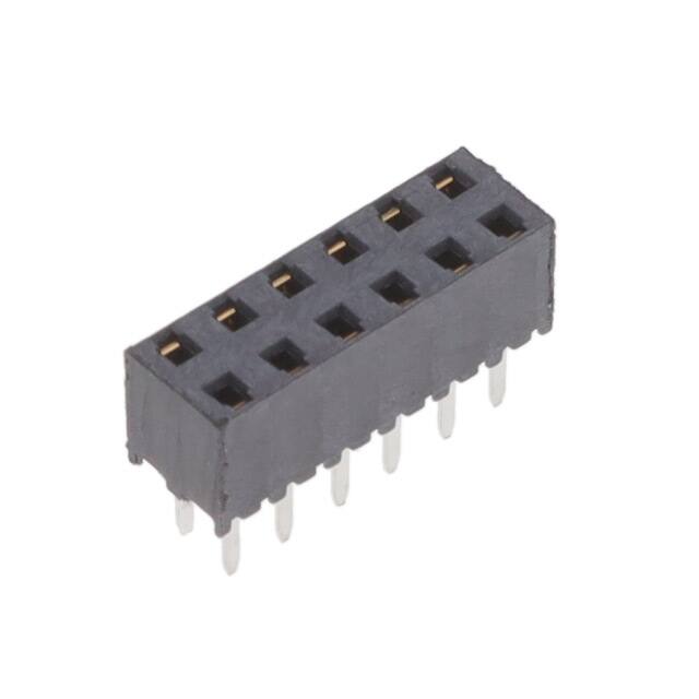 MMS-106-01-F-DV CONN RCPT 12POS 0.079 GOLD PCB