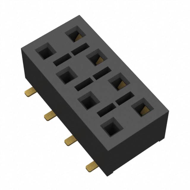 HLE-104-02-G-DV-K CONN RCPT 8POS 0.1 GOLD SMD