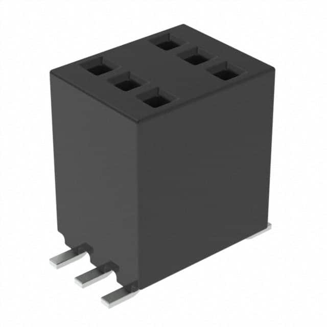 RSM-103-02-L-D CONN RCPT 6POS 0.05 GOLD SMD