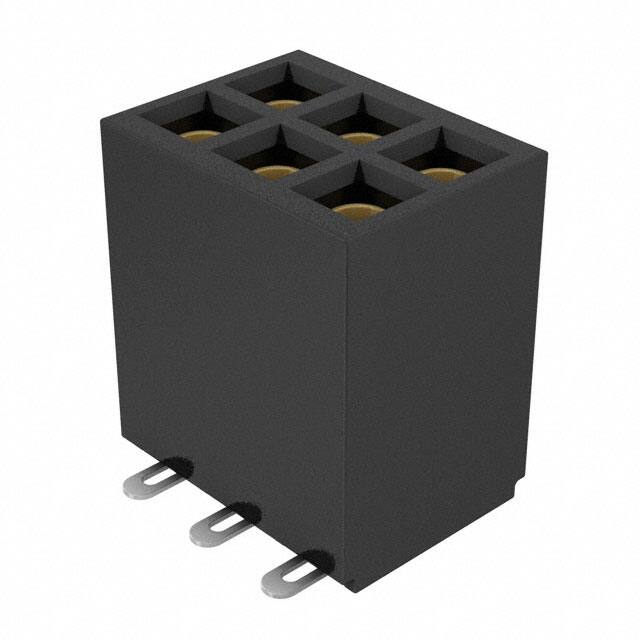 SFMC-103-02-L-D CONN RCPT 6POS 0.05 GOLD SMD