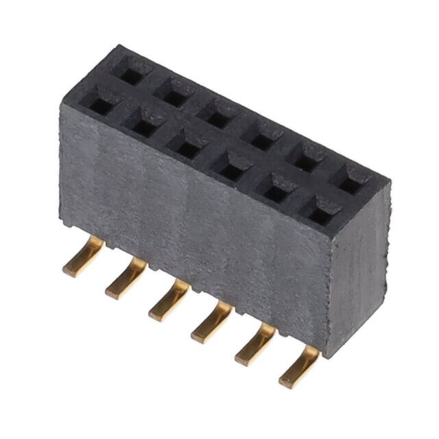 SSW-106-22-G-D-VS CONN RCPT 12POS 0.1 GOLD SMD