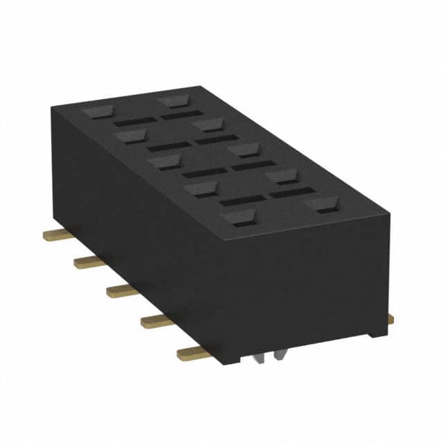 HLE-105-02-G-DV-BE-LC-TR CONN RCPT 10POS 0.1 GOLD SMD