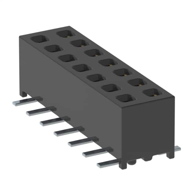 MMS-107-02-F-DV-A-K CONN RCPT 14POS 0.079 GOLD SMD