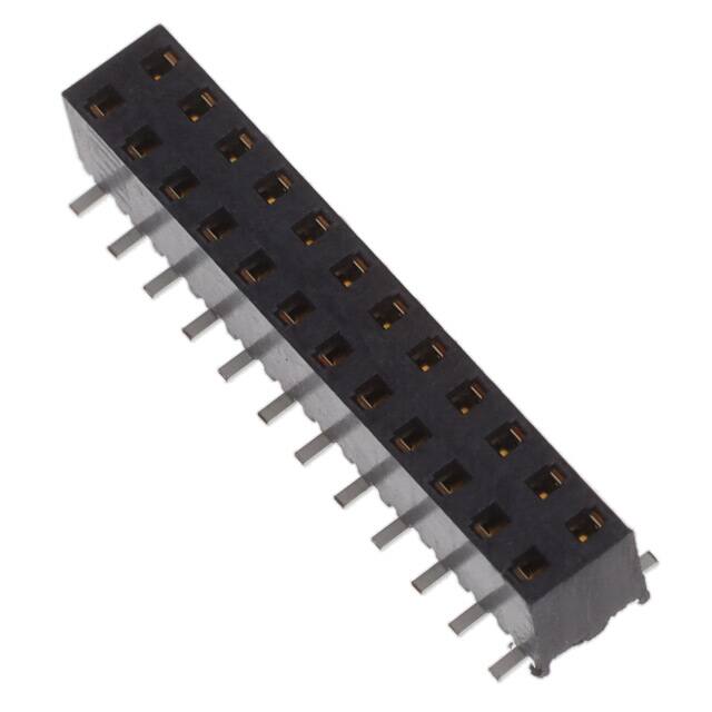 MMS-112-02-F-DV-A CONN RCPT 24POS 0.079 GOLD SMD
