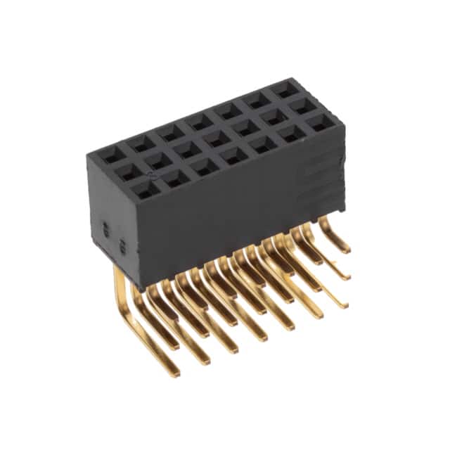 SSW-107-02-G-T-RA CONN RCPT 21POS 0.1 GOLD PCB R/A