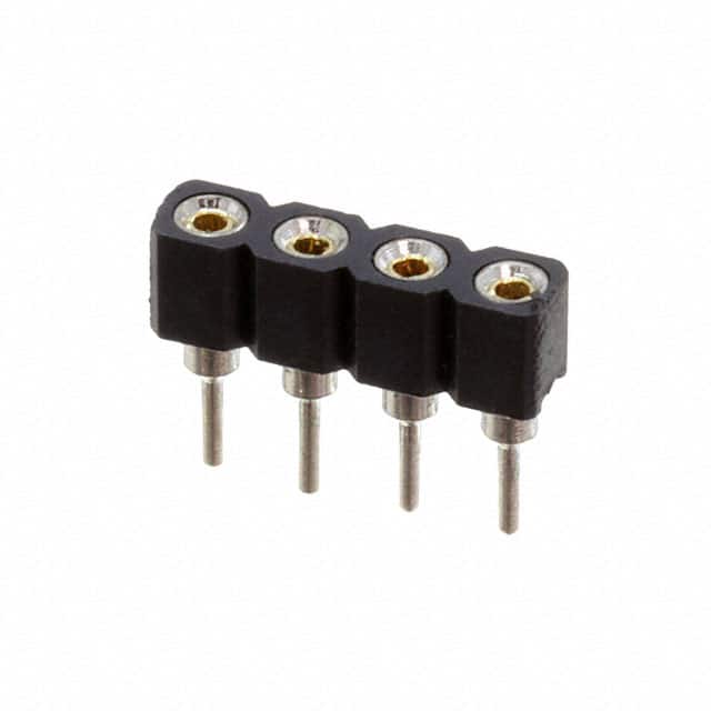 SMC-1-04-1-GT MACHINE PIN SOCKET 4P 2.54MM PIT