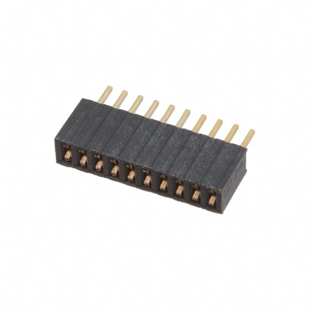 HRS-1B-10-GA RECEPTACLE STRIP, 1.27MM, VERTIC