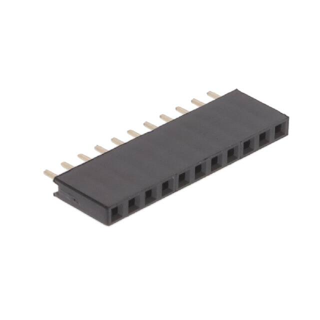 RS1-11-G RECEPTACLE STRIP 11P 2.54MM PITC