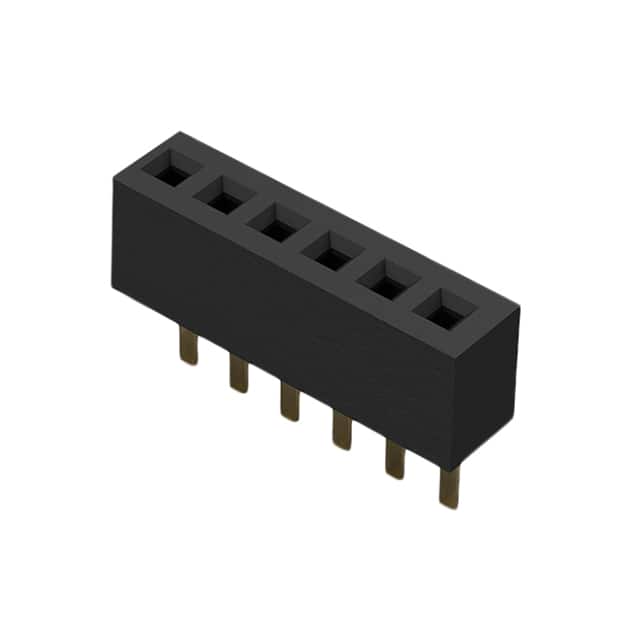 BC065-06-A-L-D 6POS 1.0MM PITCH SOCKET, SIL, TH