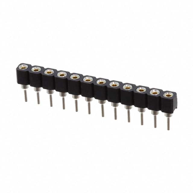 SMC-1-12-1-GT MACHINE PIN SOCKET 12P 2.54MM PI