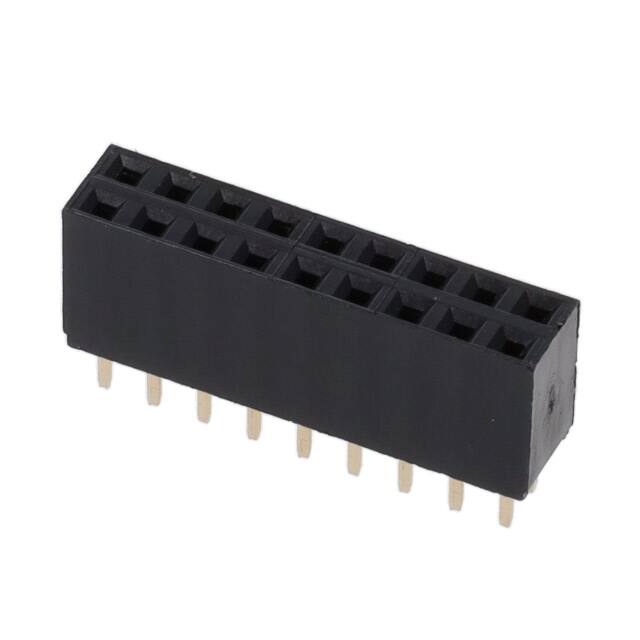 RS2-18-G RECEPTACLE STRIP 18P 2.54MM PITC