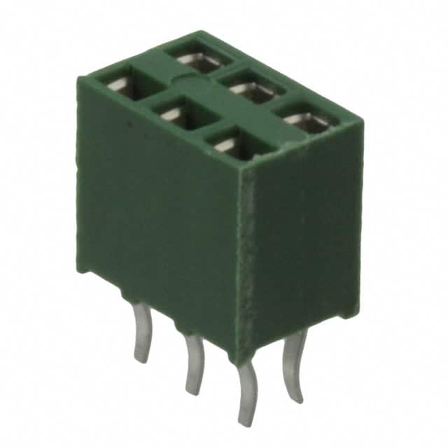 215307-3 CONN RCPT 6POS 0.1 GOLD PCB