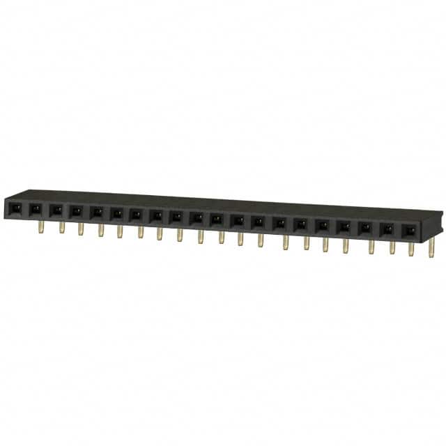 PPPC201LGBN CONN HDR 20POS 0.1 GOLD PCB R/A