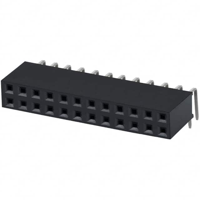 PPTC122LJBN CONN HDR 24POS 0.1 TIN PCB R/A