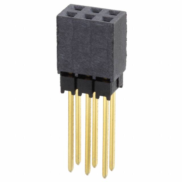 ESQ-103-14-G-D CONN SOCKET 6POS 0.1 GOLD PCB