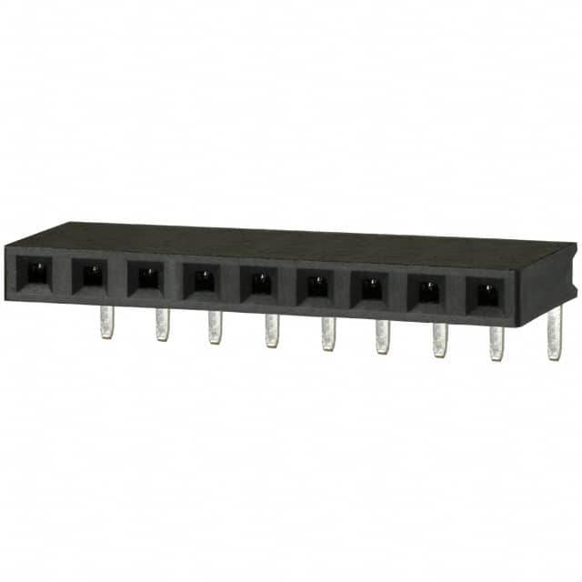 PPTC091LGBN CONN HDR 9POS 0.1 TIN PCB R/A
