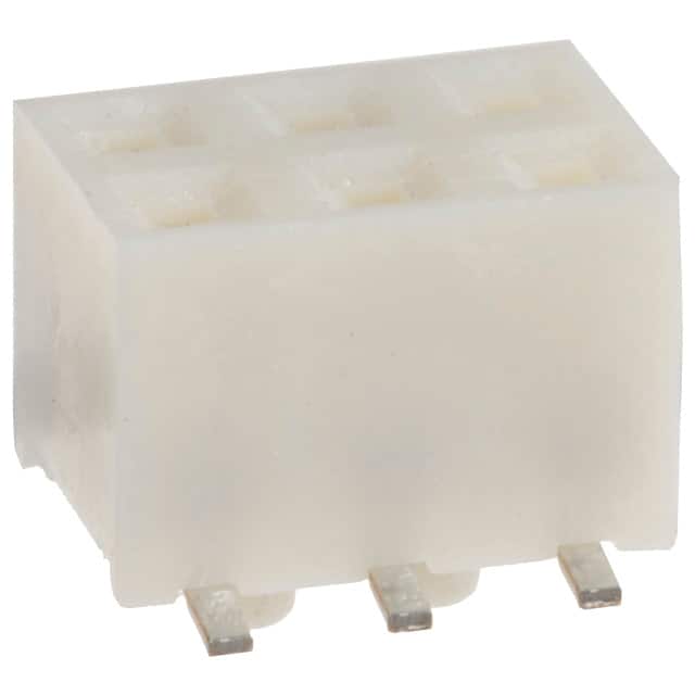 A3A-6DA-2SV CONN RCPT 6POS 0.079 GOLD SMD