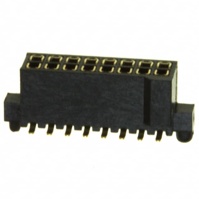 SFH31-NPPB-D08-SP-BK CONN HDR 16POS 0.05 GOLD SMD