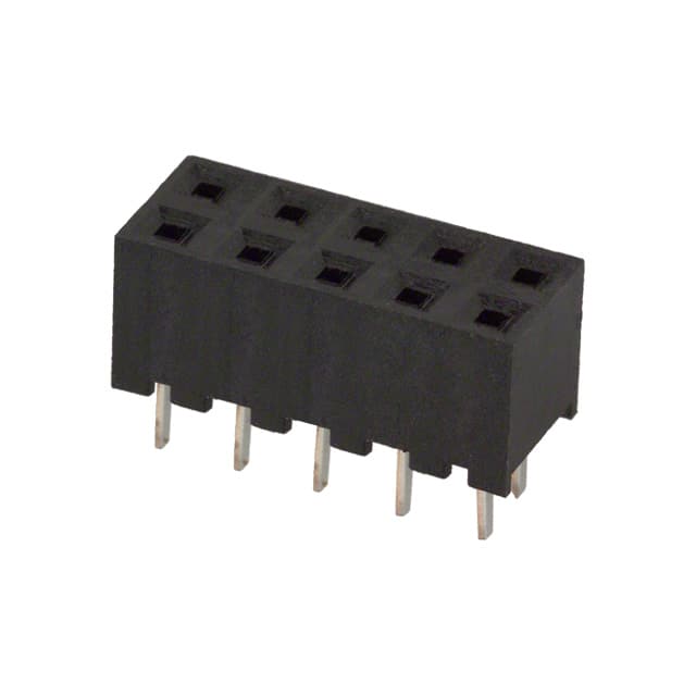 A3C-10DA-2DSC CONN RCPT 10POS 0.079 GOLD PCB