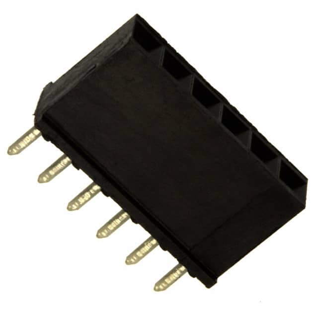 66951-006LF CONN RCPT 6POS 0.1 GOLD PCB