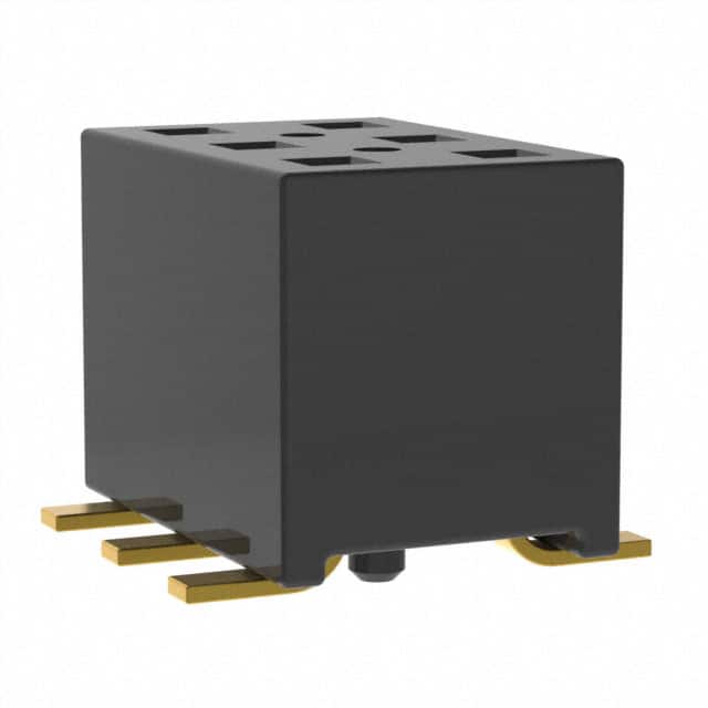 TLE-103-01-G-DV-A CONN RCPT 6POS 0.079 GOLD SMD
