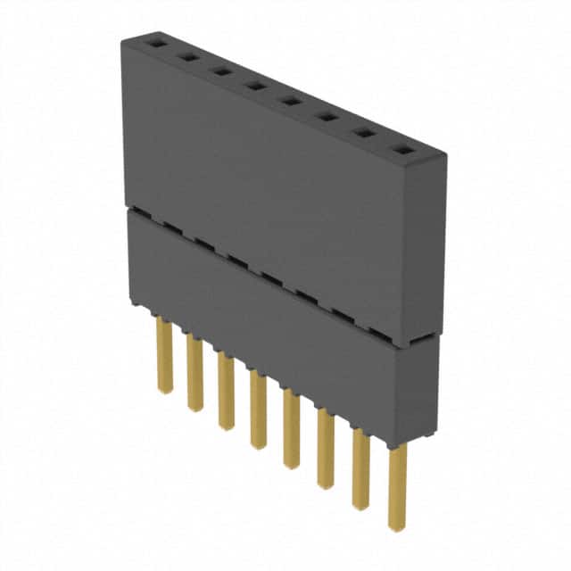 ESQ-108-23-G-S CONN SOCKET 8POS 0.1 GOLD PCB