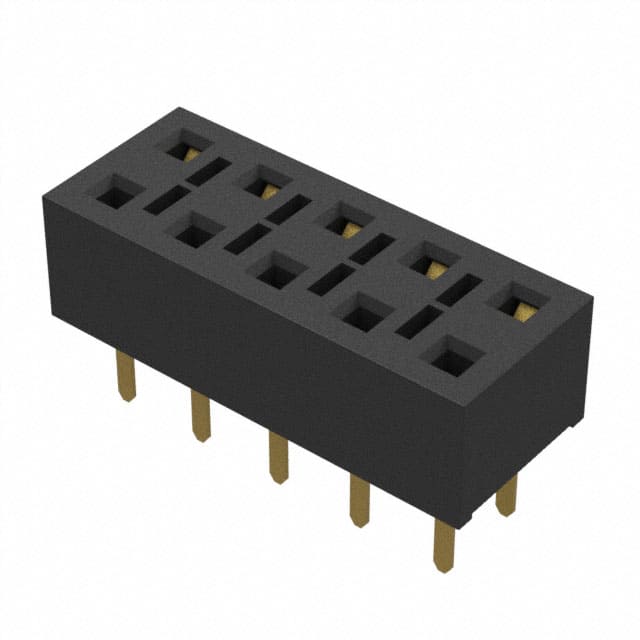 HLE-105-02-G-DV-TE-TR CONN RCPT 10POS 0.1 GOLD PCB