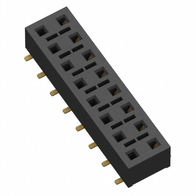 HLE-108-02-G-DV-P-TR CONN RCPT 16POS 0.1 GOLD SMD