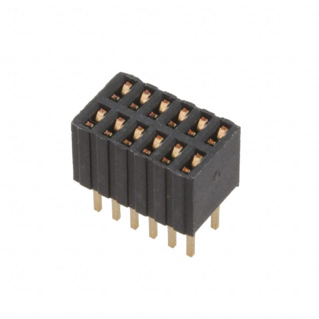 HRS-2B-12-GA RECEPTACLE STRIP, 1.27MM, VERTIC