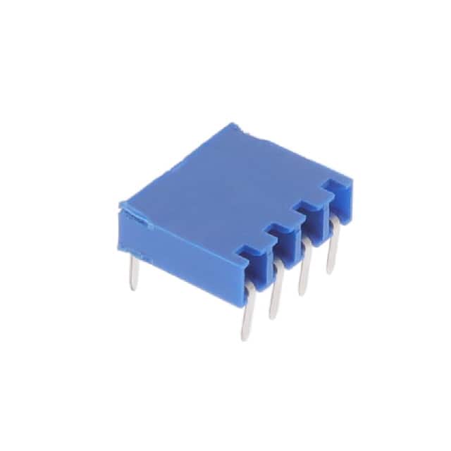 89882-304LF CONN RCPT 4POS 0.1 GOLD PCB R/A