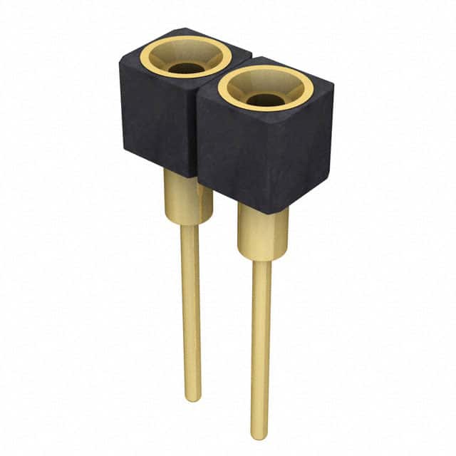 SS-102-G-1C CONN RCPT 2POS 0.1 GOLD PCB
