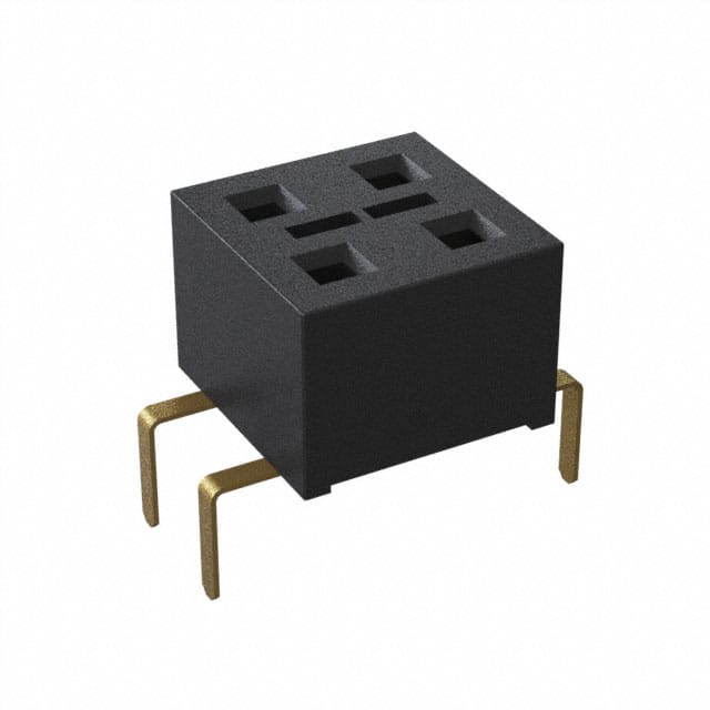 HLE-102-02-G-DV-PE-BE-TR CONN RCPT 4POS 0.1 GOLD PCB