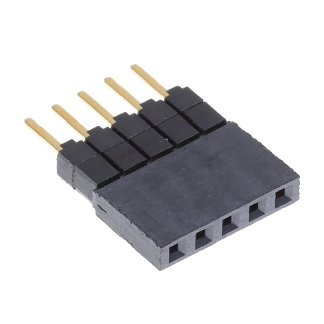 ESW-105-23-G-S CONN SOCKET 5POS 0.1 GOLD PCB