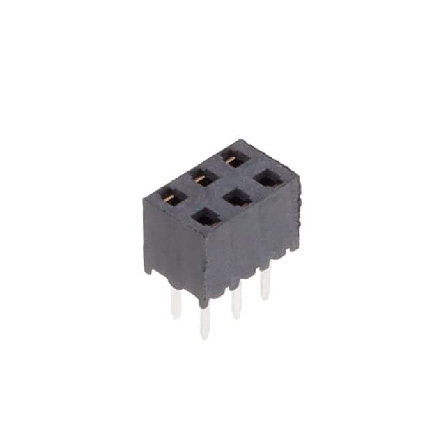 MMS-103-01-F-DV CONN RCPT 6POS 0.079 GOLD PCB