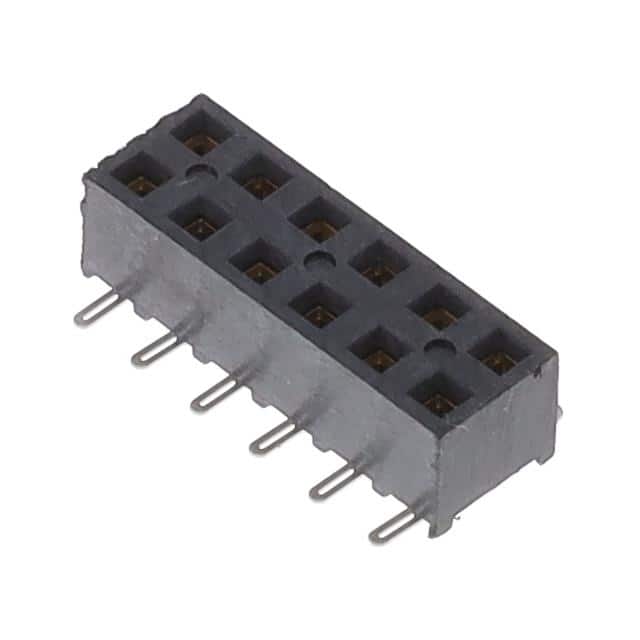 SMM-106-02-S-D-K CONN RCPT 12POS 0.079 GOLD SMD