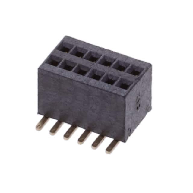 SRS2Y-12-U-SMT CONN RCPT 12POS 0.031" GOLD SMD