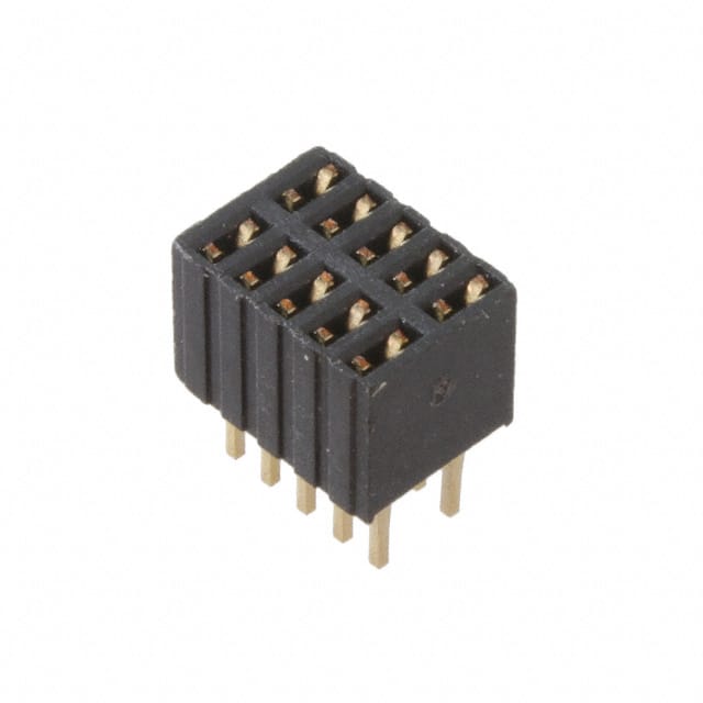 HRS-2B-10-GA RECEPTACLE STRIP, 1.27MM,VERTICA