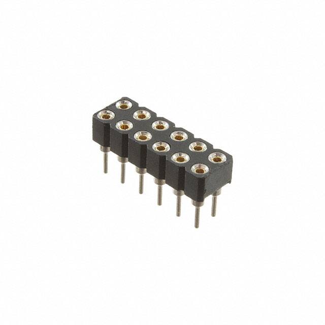 SMC-2-12-1-GT MACHINE PIN SOCKET 12P 2.54MM PI