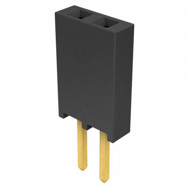 SSQ-102-02-G-S CONN RCPT 2POS 0.1 GOLD PCB