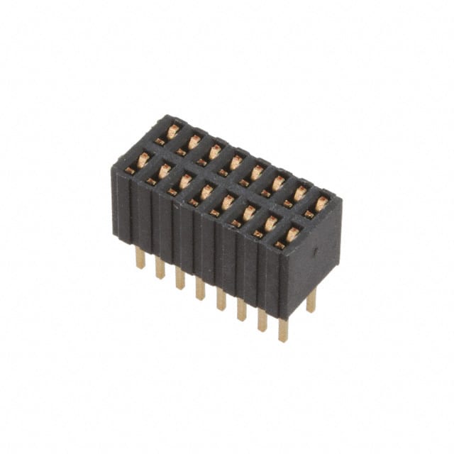 HRS-2B-16-GA RECEPTACLE STRIP, 1.27MM, VERTIC