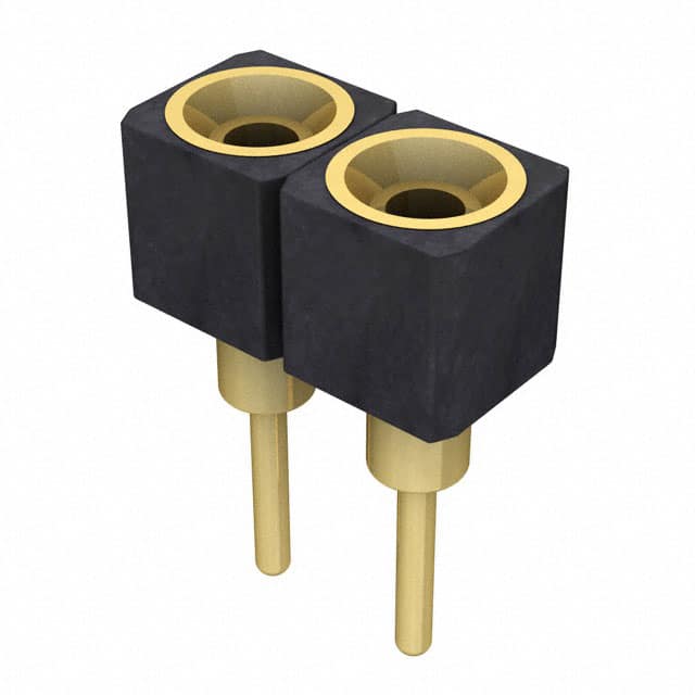 SS-102-G-2 CONN RCPT 2POS 0.1 GOLD PCB
