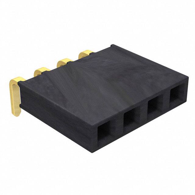 SSW-104-02-G-S-RA CONN RCPT 4POS 0.1 GOLD PCB R/A