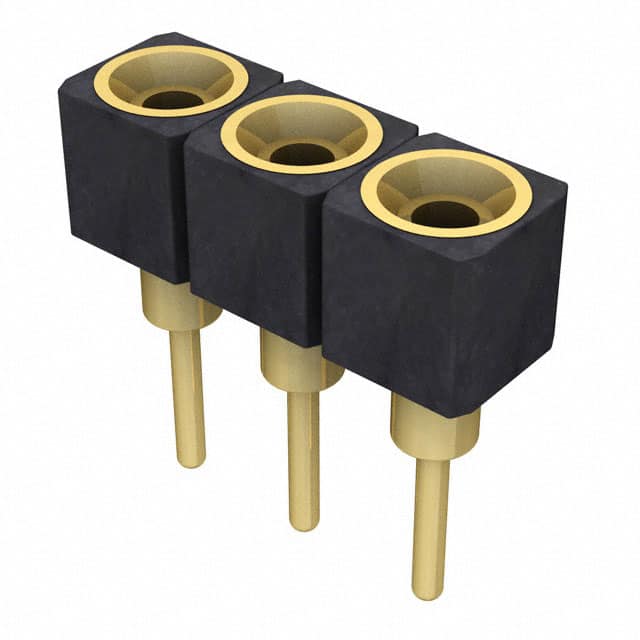 SS-103-G-2 CONN RCPT 3POS 0.1 GOLD PCB