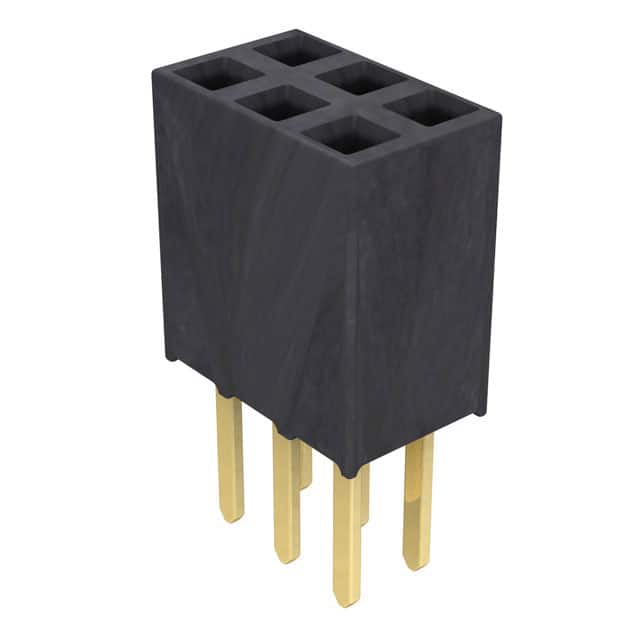 SSW-103-02-G-D CONN RCPT 6POS 0.1 GOLD PCB
