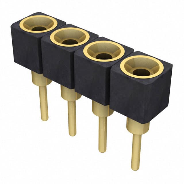 SS-104-G-2 CONN RCPT 4POS 0.1 GOLD PCB