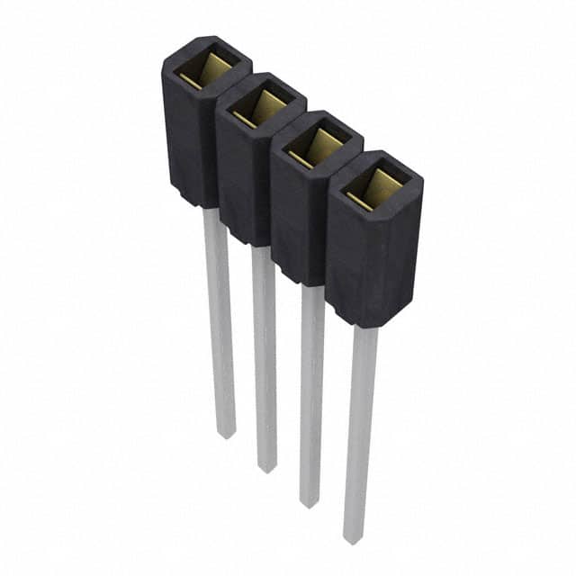SSA-104-W-G CONN RCPT 4POS 0.1 GOLD PCB