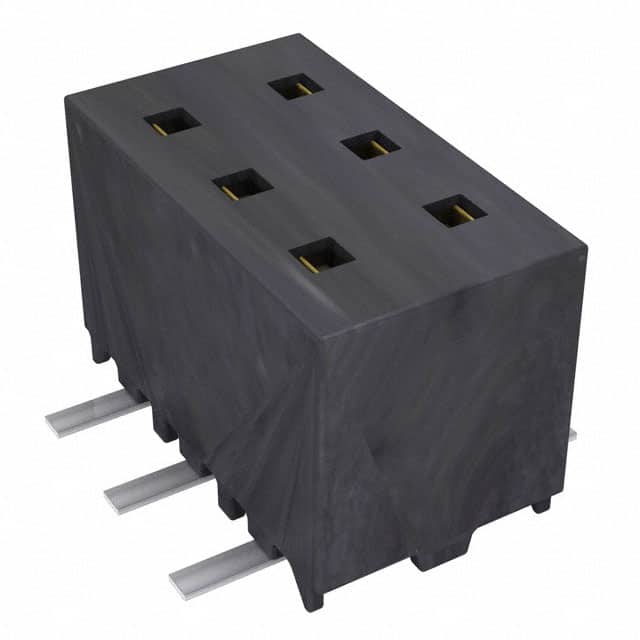 MMS-103-02-L-DV CONN RCPT 6POS 0.079 GOLD SMD
